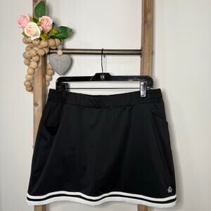 Penguin Athletic Black White Skort Size Large